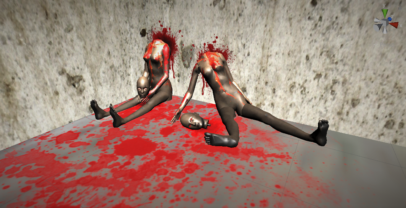 Nyctophobia game beheaded horror Mannequins