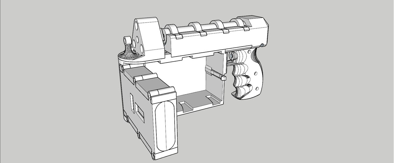 Tinkering Projects - DIY 3D printed Predator Lasergun (Final Design - Open)