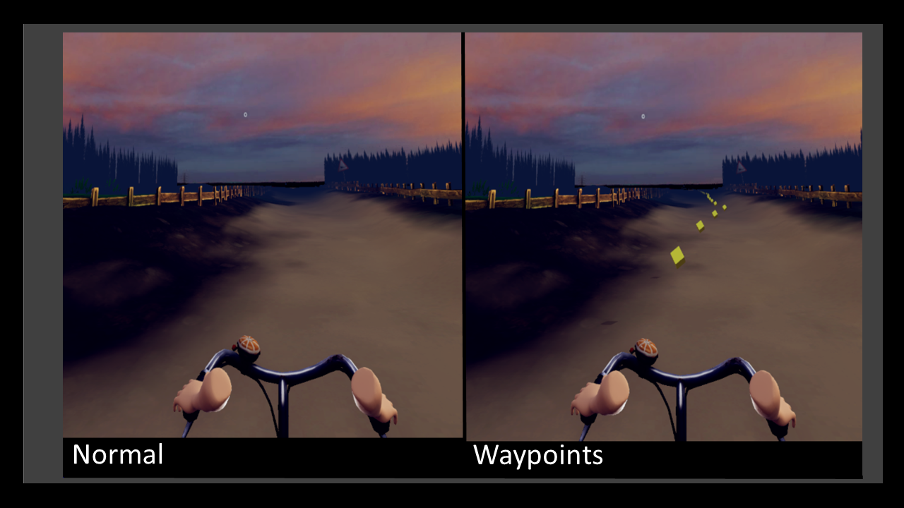 Potential solutions: Waypoints / collectables